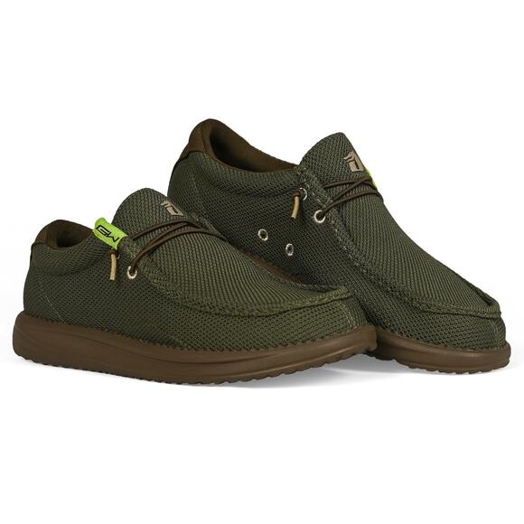 Gator Waders Mens Camp Shoes Slip On Outdoor Loafers Olive Green Size 10 - Picture 1 of 11